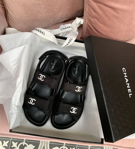 sandali donna modello chanel|Chanel kid sandals.